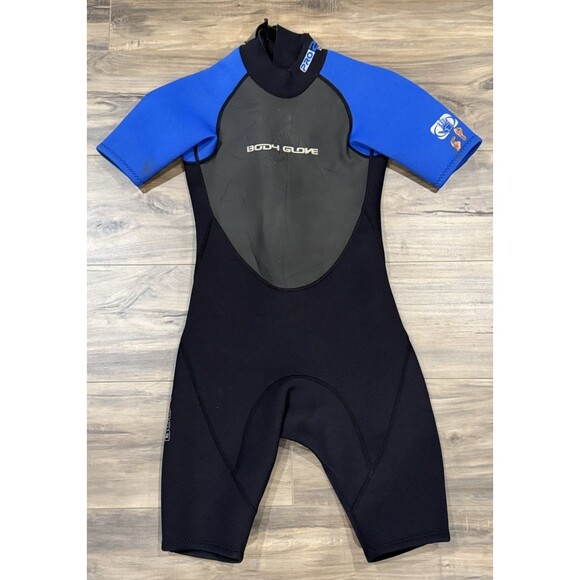 Body Glove JUNIORS SZ 12 Warm Shorty Wetsuit Pro 2, 2.1 Blue Black - Picture 1 of 10